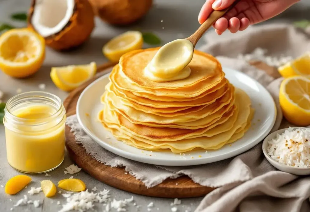 Chandeleur 2026 : vous allez adorer napper cette pâte à tartiner citron-coco sur vos crêpes